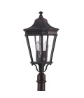 Cotswold Lane 2-Lt Outdoor Pillar Light Grecian Bronze 110cm