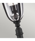 English Bridle 3-Lt Medium Outdoor Pillar Light Black 118cm