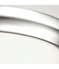 Parkman 2-Lt plafond polerad nickel/vit 33 cm