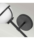 Hollis 1 Wall Lamp Black/White 40.3cm IP44