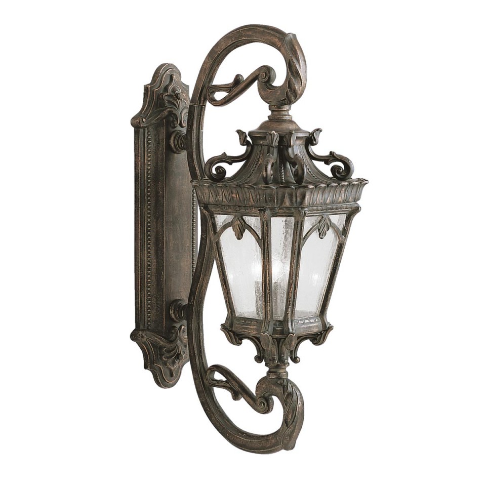 Tournai 4-ljus grand stor vägglantern londonderry/glas 95,9 cm IP44