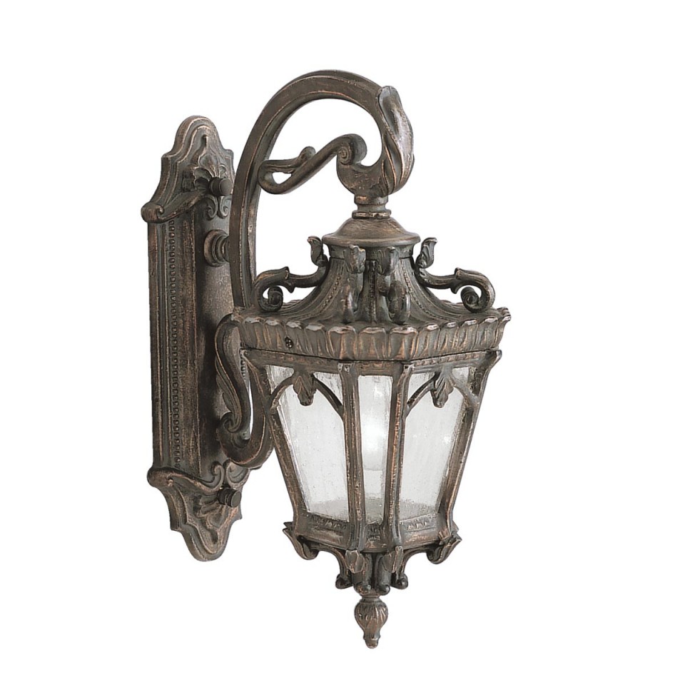 Tournai 1-Lt Medium Wall Lantern Londonderry/Glass 45.7cm IP44