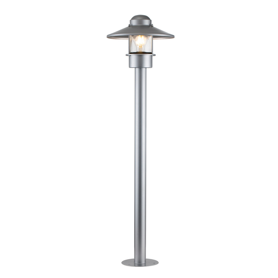 Klampenborg 1-Lt Outdoor Bollard Light Silver 101.8cm