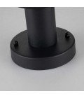 Klampenborg 1-Lt Outdoor Pedestal Light Black 31.8cm