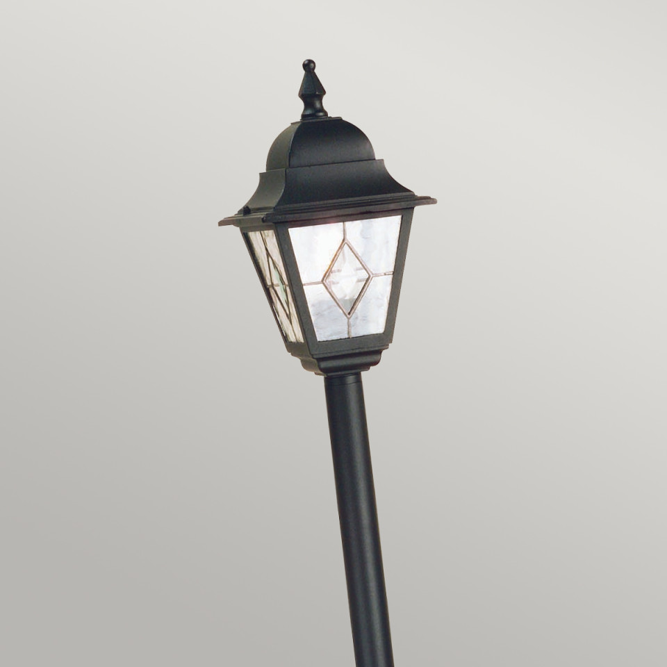 Norfolk 1-Lt Outdoor Pillar Light Black 109cm