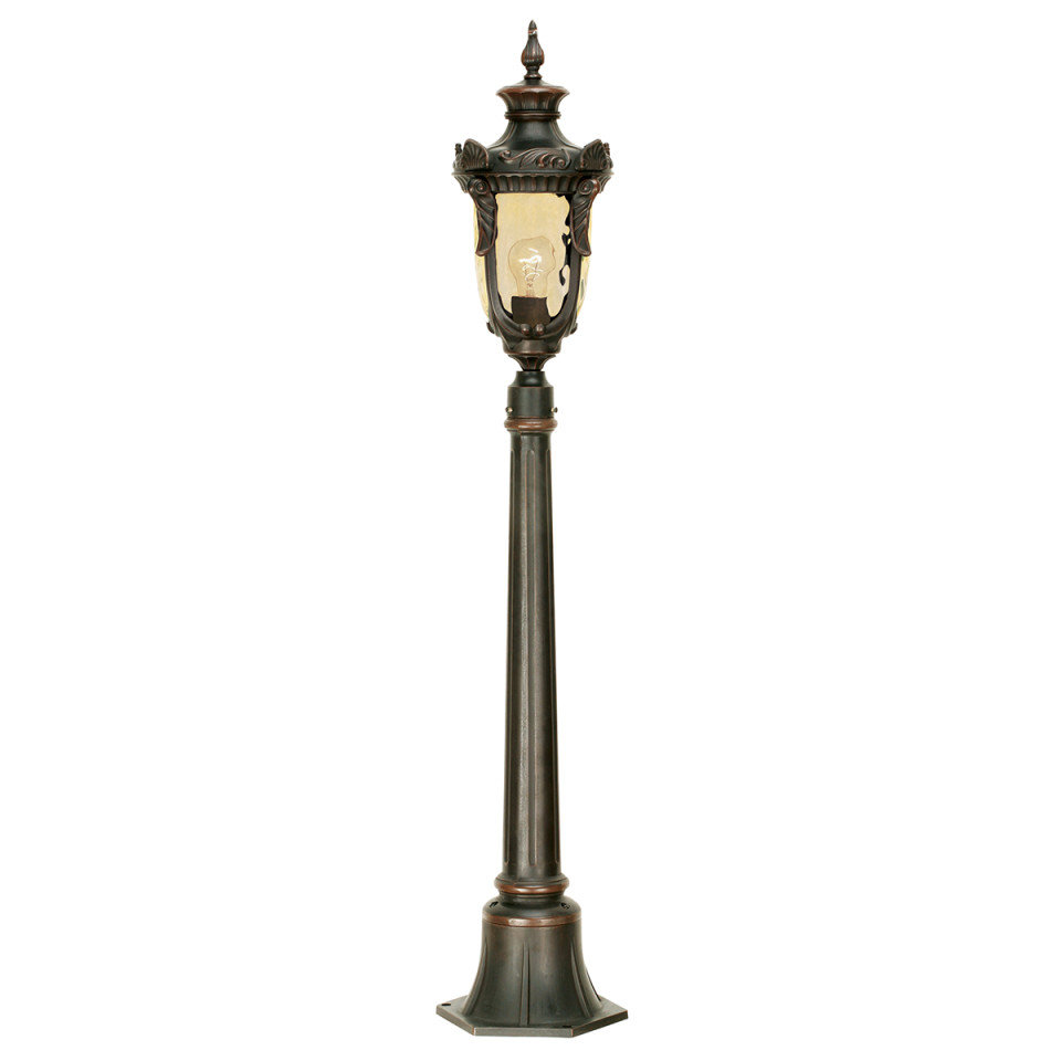 Philadelphia 1-Lt Medium Outdoor Pillar Light Old Bronze 116.5cm