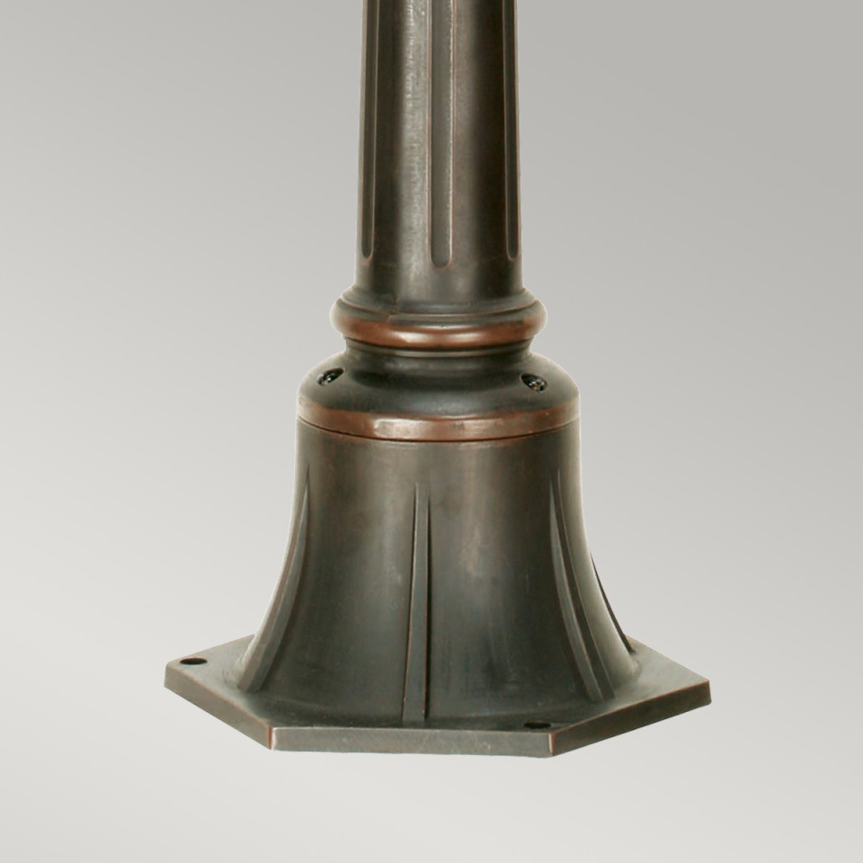 Philadelphia 1-Lt Medium Outdoor Pillar Light Old Bronze 116.5cm