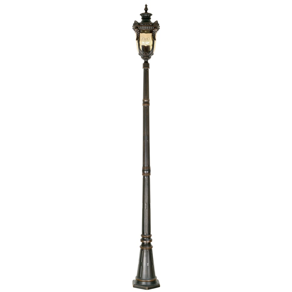 Philadelphia 3-Lt Outdoor Lamp Post Old Bronze 237cm