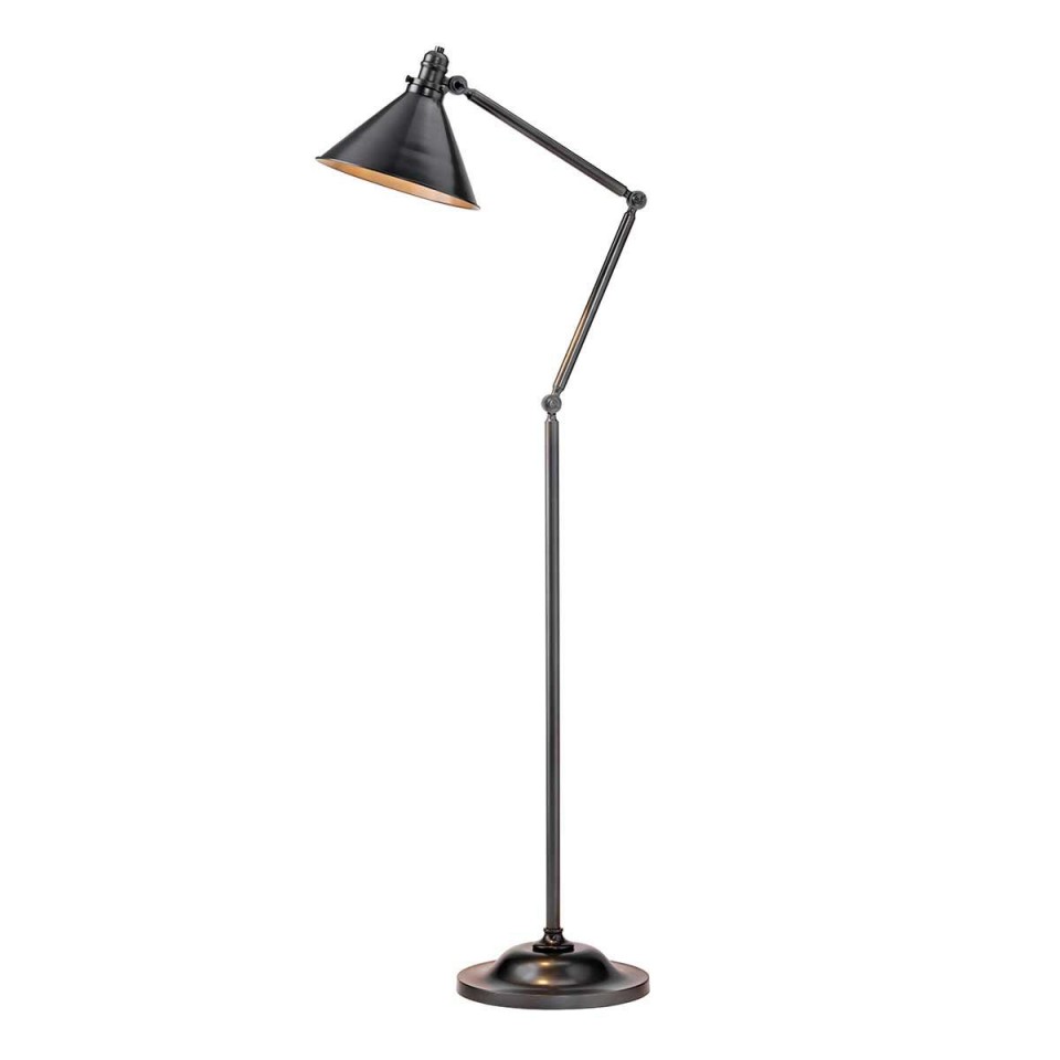 Provence 1-arm Golvlampa Gammal Brons 167.3cm