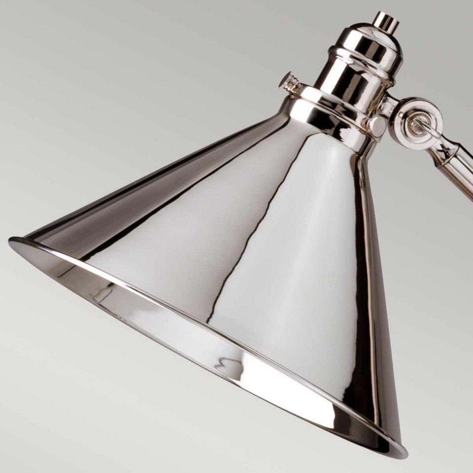 Provence 1-arm Golvlampa Polerad Nickel 167.3cm