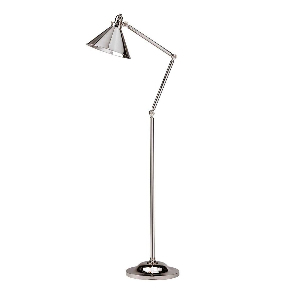 Provence 1-arm Golvlampa Polerad Nickel 167.3cm