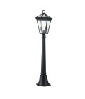 Alford Place 2-Lt Outdoor Pillar Light Museum Black 110.2cm