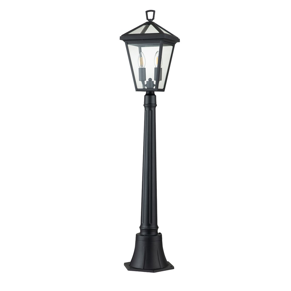 Alford Place 2-Lt Outdoor Pillar Light Museum Black 110.2cm