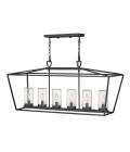 Alford Place 6-Lt Outdoor Ceiling Light Museum Black 101.6cm