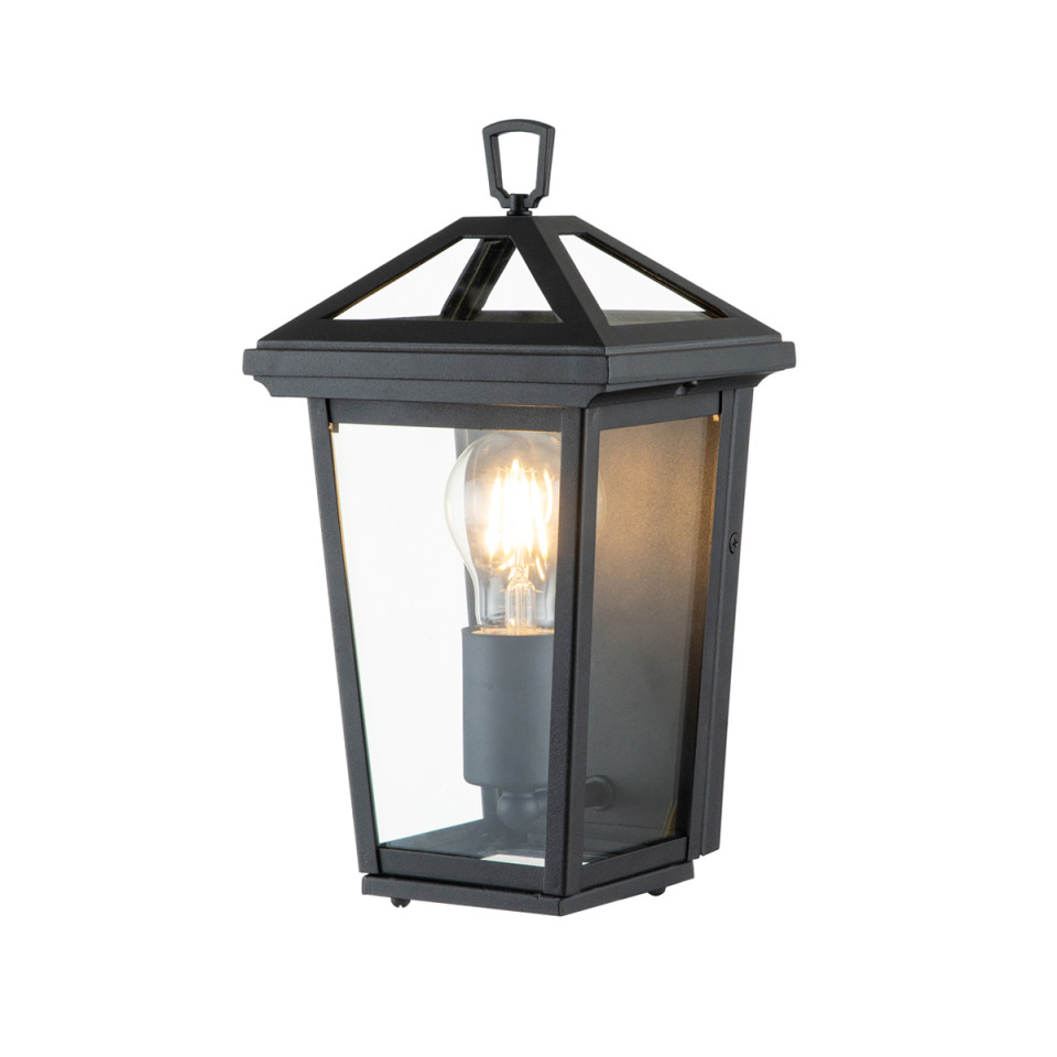 Alford Place 1-Lt Outdoor Wall Lamp Museum Black 30cm