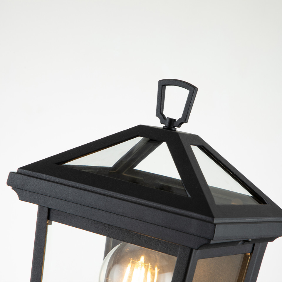 Alford Place 1-Lt Outdoor Wall Lamp Museum Black 30cm