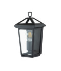 Alford Place 1-Lt Outdoor Wall Lamp Museum Black 30cm