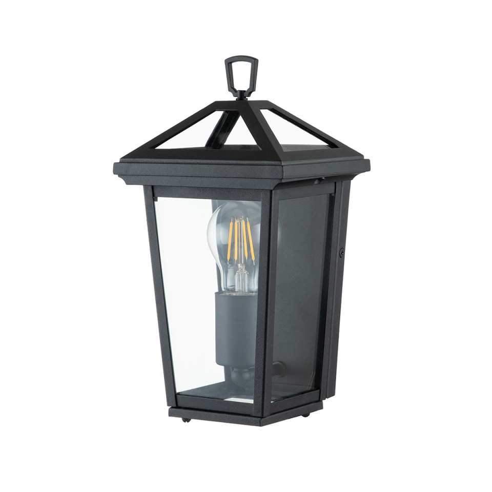 Alford Place 1-Lt Outdoor Wall Lamp Museum Black 30cm