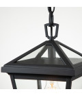 Alford Place 1-Lt Outdoor Ceiling Light Museum Black 20.3cm