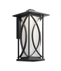 Ashbern 1-Lt Outdoor Wall Lamp Textured Black 37.9cm