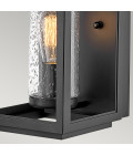 Atwater 1-Lt Medium Outdoor Wall Lantern Black 44.5cm