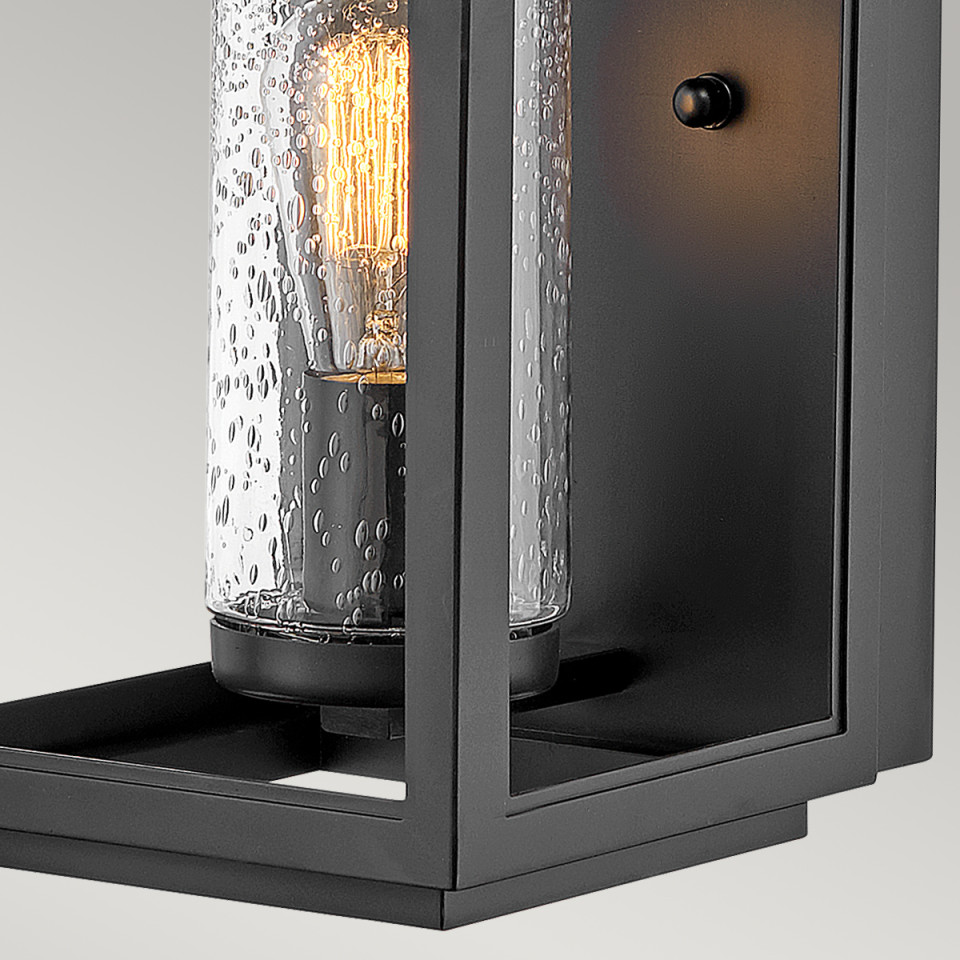 Atwater 1-Lt Medium Outdoor Wall Lantern Black 44.5cm