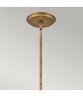 Echelon 4-Lt Ceiling Lamp Heritage Brass/White 45.5cm