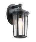 Fairfield 1-Lt Large Outdoor Wall Lamp Black 37.1cm