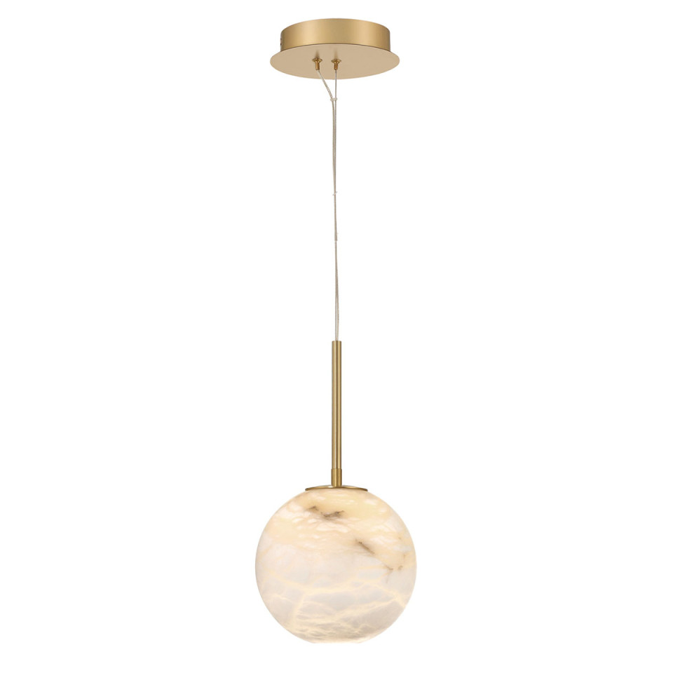 Kepler small ceiling light alabaster/gold 20.3 cm