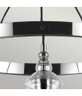 Loras 3-Lt Chandelier Polished Chrome/Clear 47.9cm