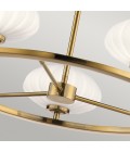 Pim 5-Lt Chandelier Fox Gold/White 71.1cm IP44