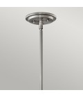 Somerset 1-ljus medium taklampa borstad nickel/vit 28,9 cm