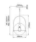 Somerset 1-ljus medium taklampa heritage mässing/vit 28,9 cm