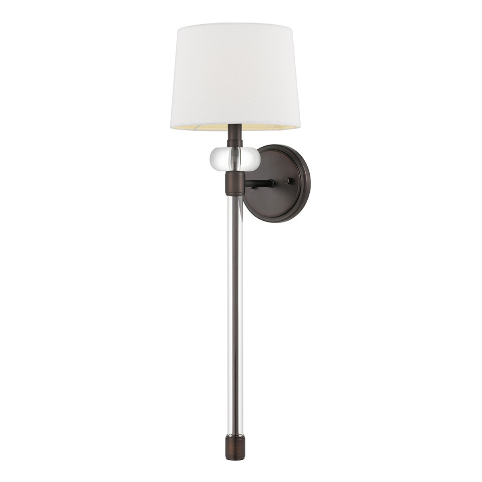 Barbour 1-Lt Wall Lamp Harbor Bronze/White 67.6cm