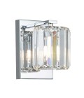 Divine 1 Wall Lamp Chrome/Crystal 17.8cm IP44