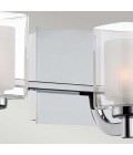 Kolt 3 Wall Lamp Polished Chrome 15.9cm IP44