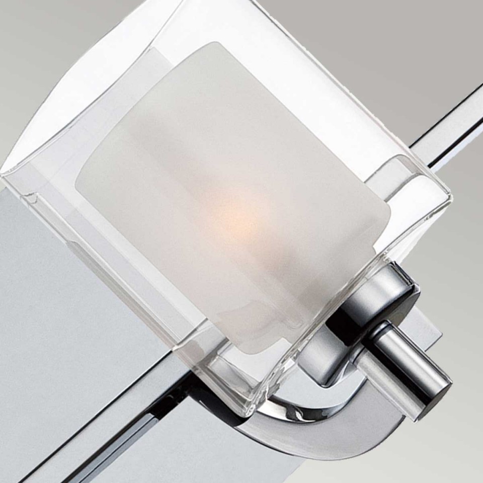 Kolt 3 Wall Lamp Polished Chrome 15.9cm IP44