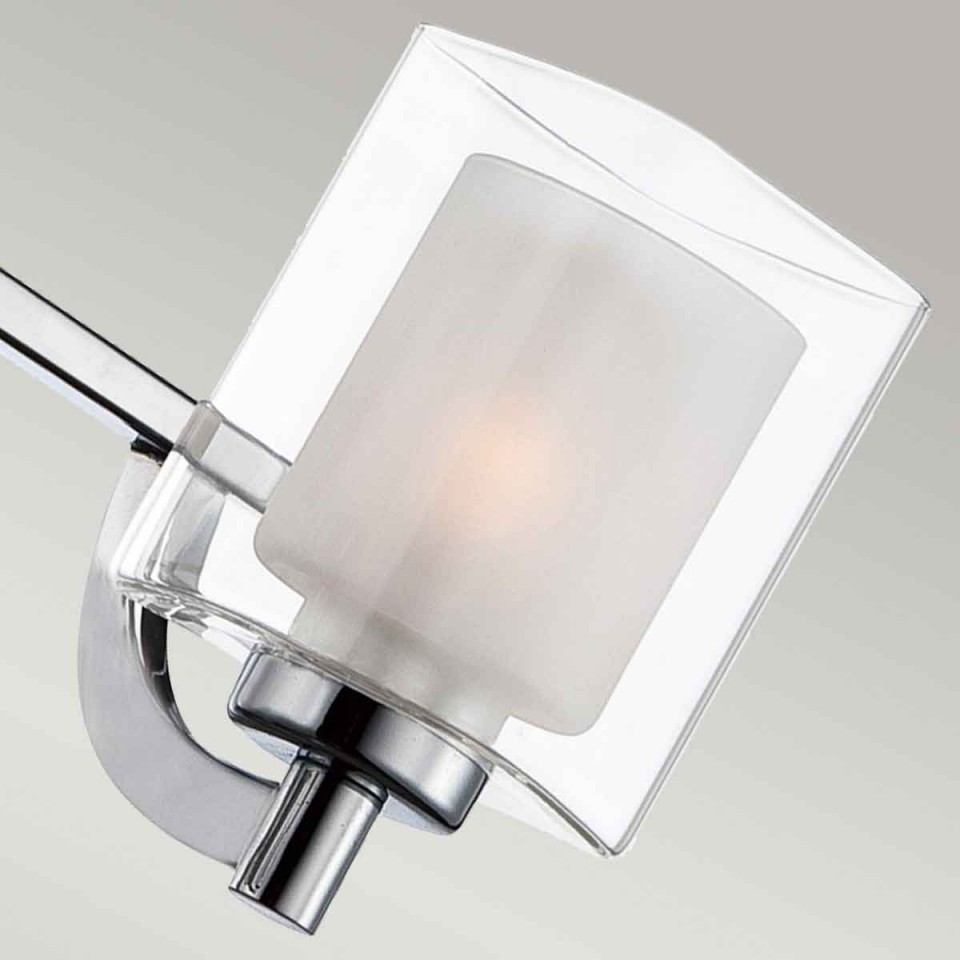 Kolt 3 vägglampa polerad krom 15,9cm IP44