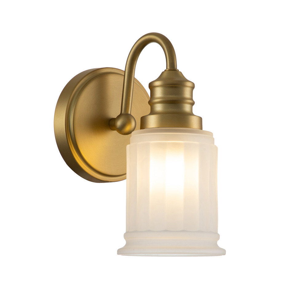 Swell 1 Wall Lamp Brushed Brass 23.7cm IP44