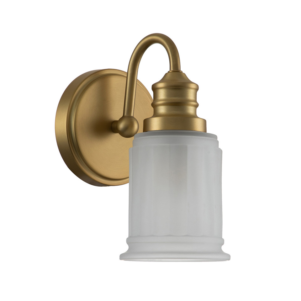 Swell 1 Wall Lamp Brushed Brass 23.7cm IP44