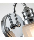 Swell 1 Wall Lamp Polished Chrome 23.7cm IP44