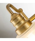 Swell 2 Wall Lamp Brushed Brass 23.7cm IP44