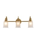 Swell 3 Wall Lamp Brushed Brass 23.7cm IP44