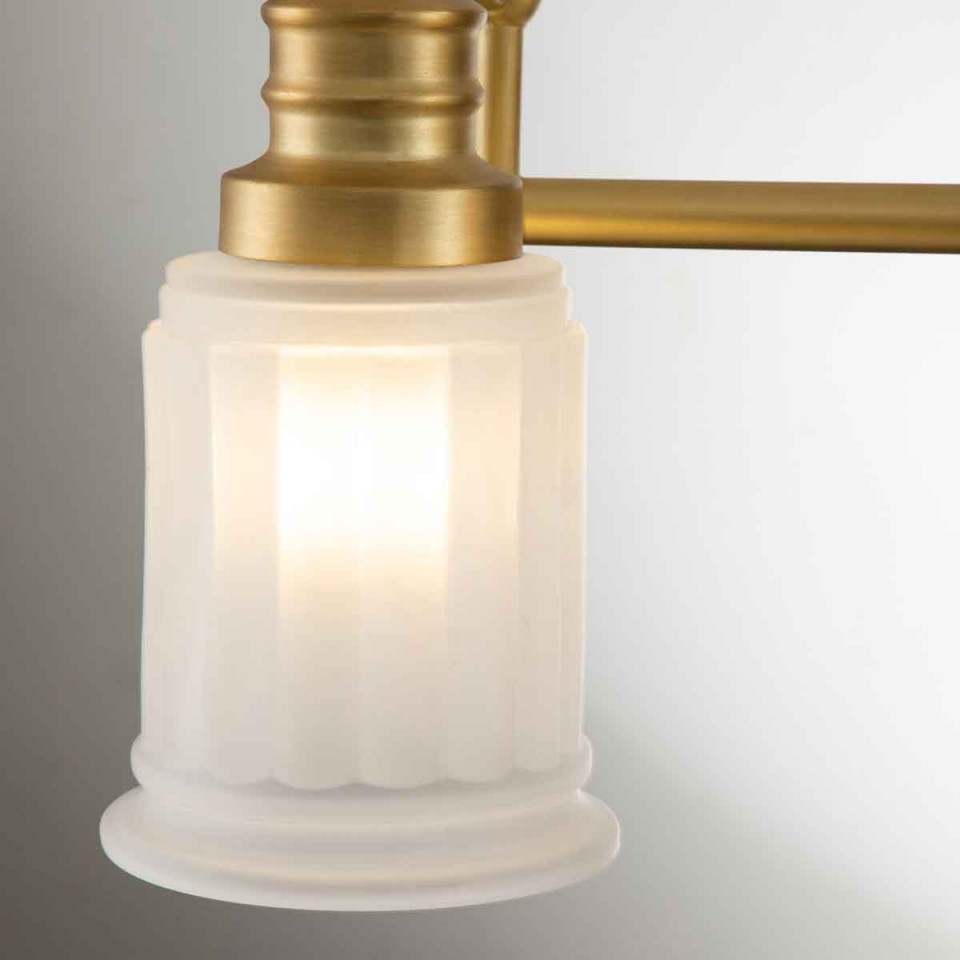 Swell 3 Wall Lamp Brushed Brass 23.7cm IP44