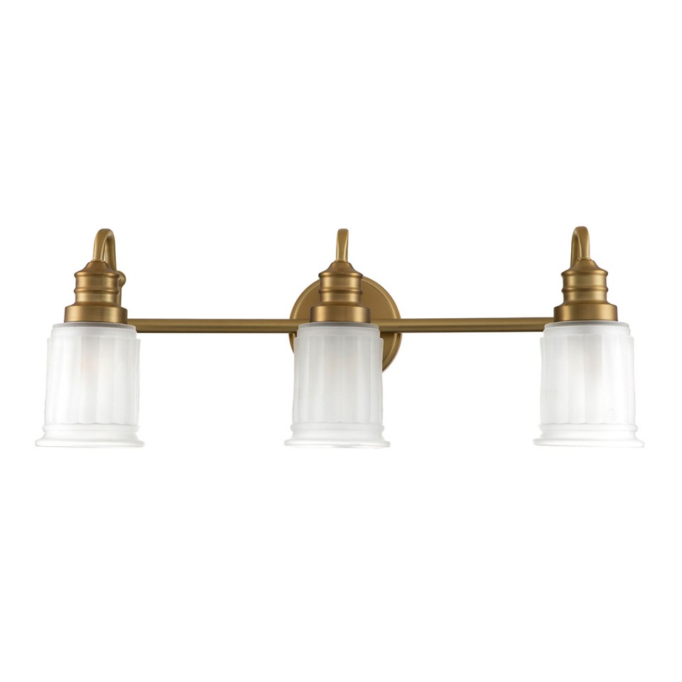 Swell 3 Wall Lamp Brushed Brass 23.7cm IP44