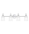 Swell 4 Wall Lamp Polished Chrome 23.7cm IP44