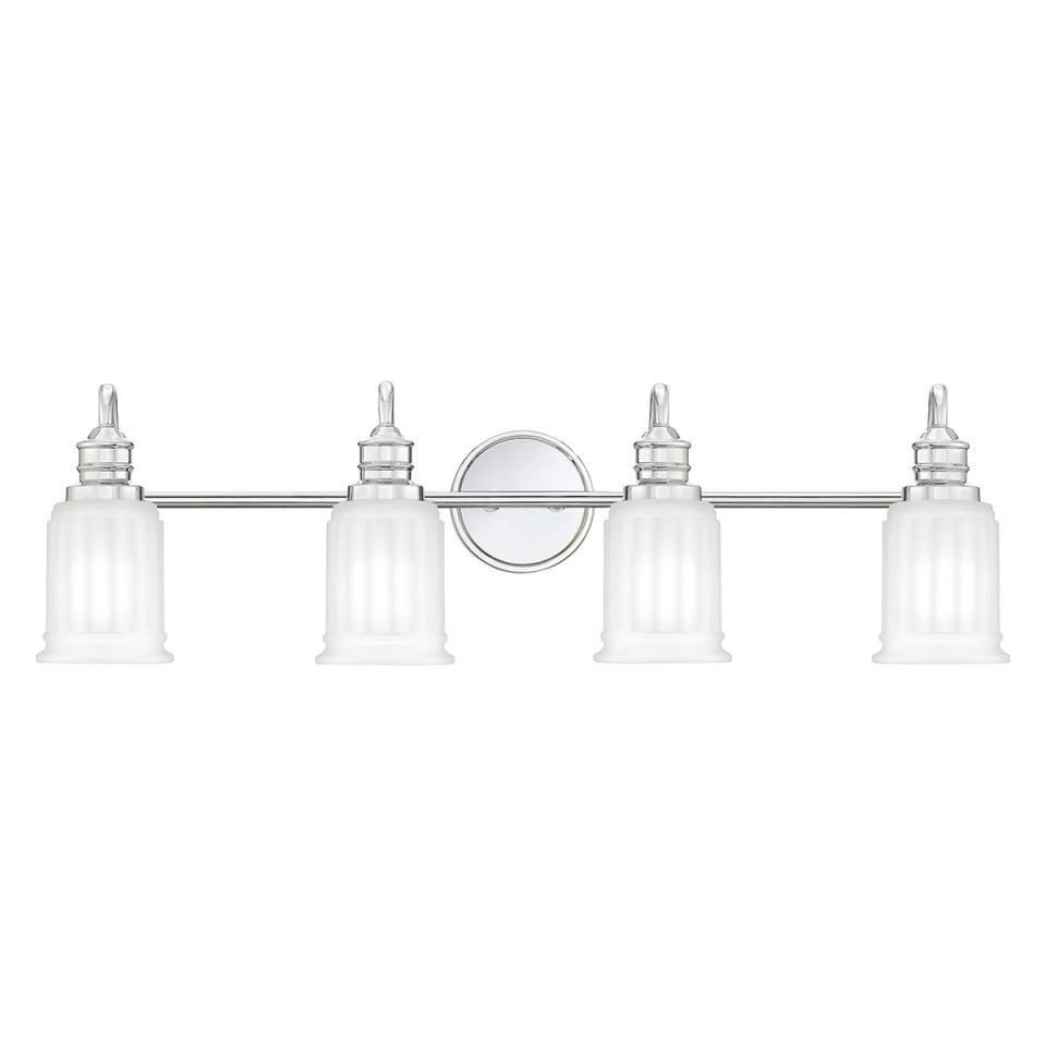 Swell 4 Wall Lamp Polished Chrome 23.7cm IP44