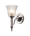 Carroll 1 Light - Polished Nickel IP44