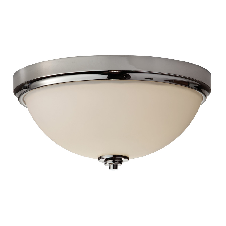 Malibu 2-Ljus Plafond Polerad Krom 22cm IP44