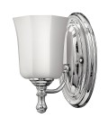 Shelly 1-Ljus Vägglampa Polerad Krom 22cm